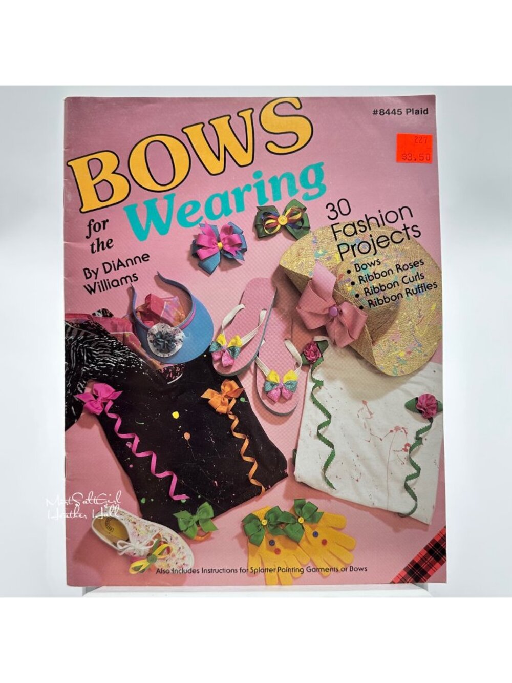 Bows For Wearing By Dianne Williams Craft Book 30 Fashion Projects Plaid